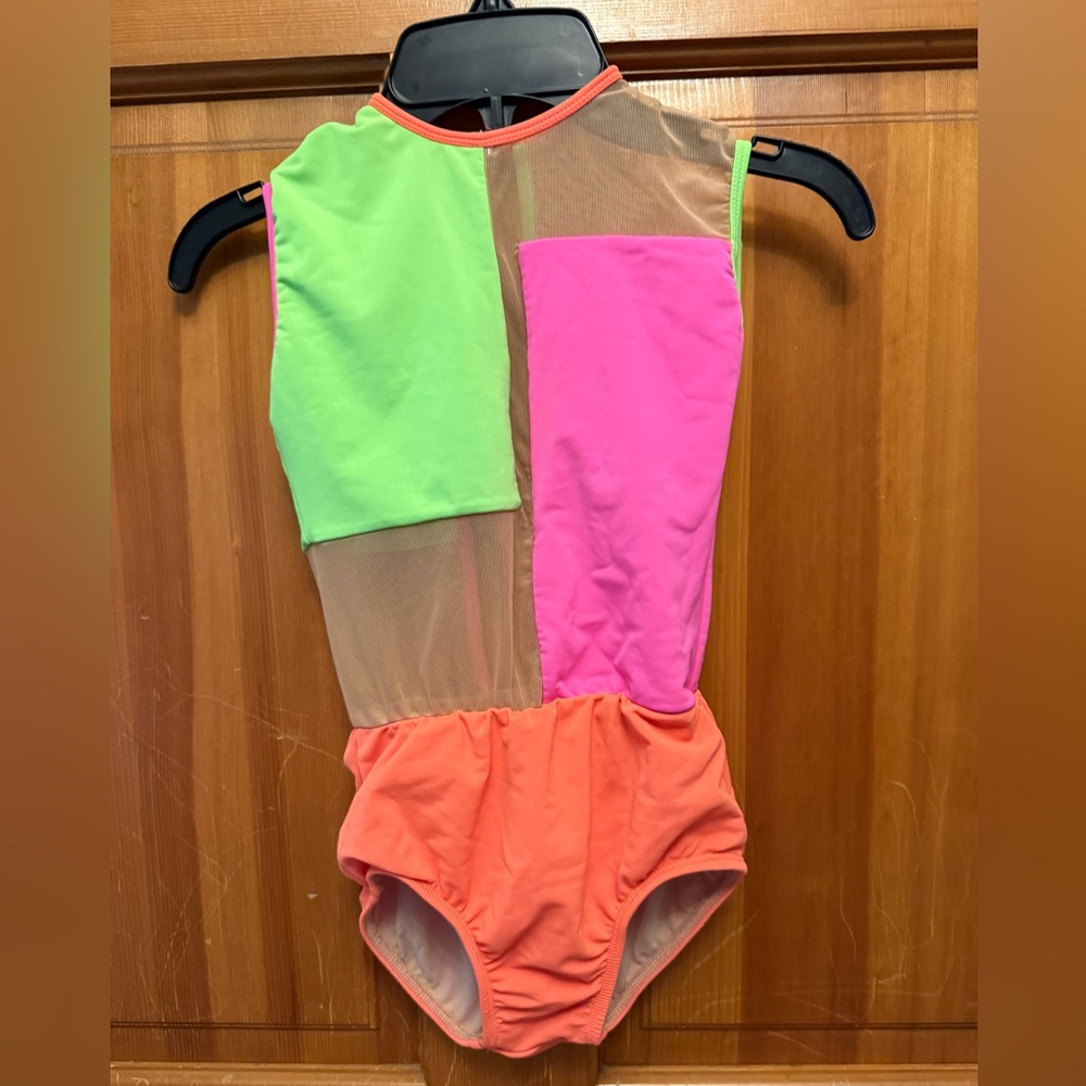 Colorful Kids' Sleeveless Leotard